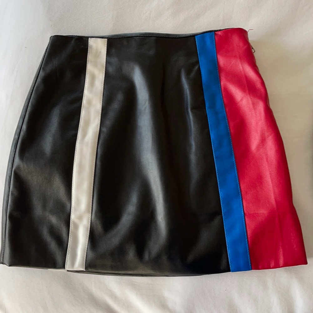 Leather Mini Skirt